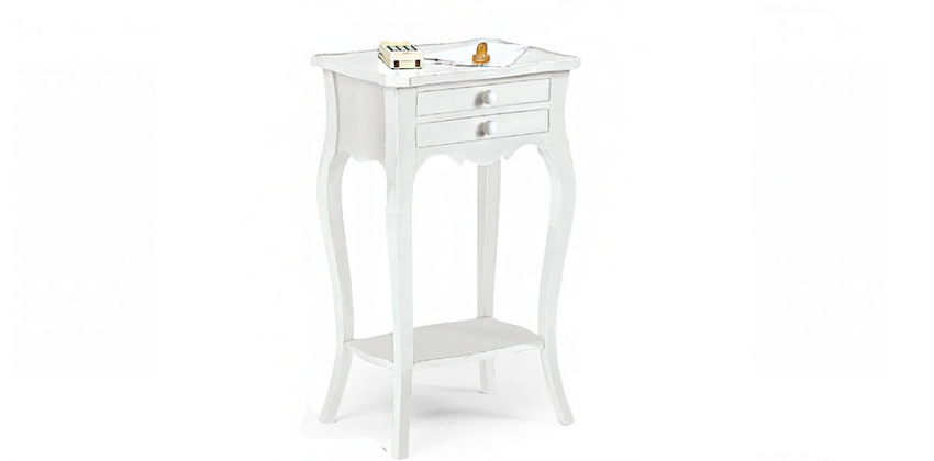 White telephone online table